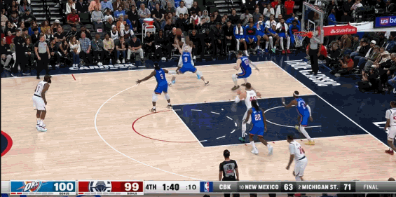 雷霆VS快船裁判报告:亚历山大对祖巴茨打手犯规 后者应获两罚